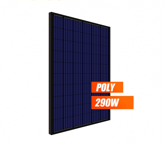 Panel solar de polipropileno Negro completo de la serie BS 290